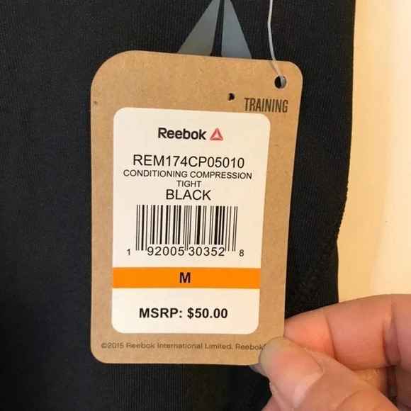 Reebok Training Compression Pants Size M NWT - Picture 5 of 8